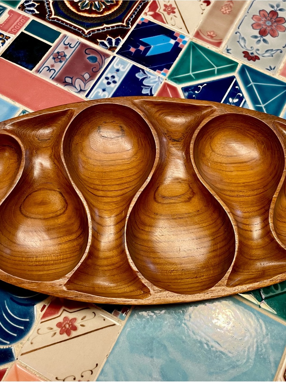 Vintage Teak Serving Tray Excellent condition